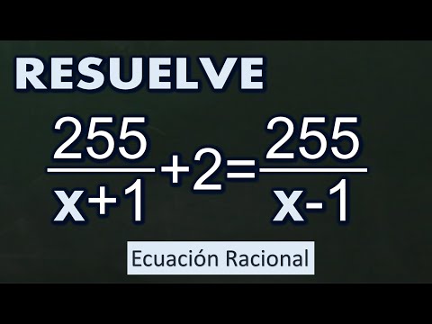 Ecuación racional