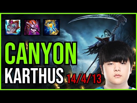 CANYON - KARTHUS vs LILLIA Jungle - KR Challenger - Patch 11.5