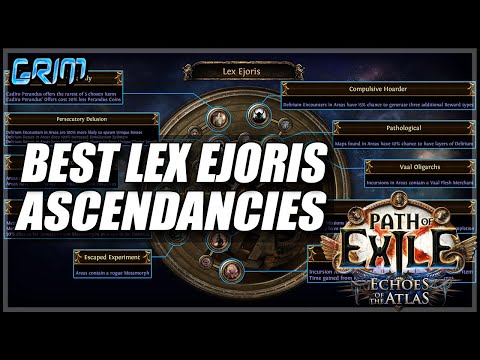 [PoE 3.13] The Best Lex Ejoris Ascendancies For Currency!