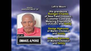 Emmanuel Alphonse ~ Long Obituary