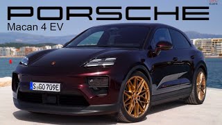 2025 Porsche Macan 4 EV in Copper Ruby Metallic