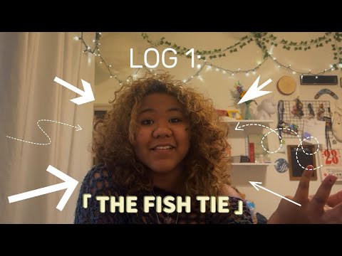 VIDEO DIARY LOG 1: Fish tie tutorial (part 1)
