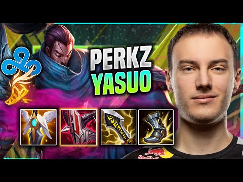 PERKZ IS A MONTSER WITH YASUO! - C9 Perkz Plays Yasuo MID vs Vladimir! | Patch 11.18
