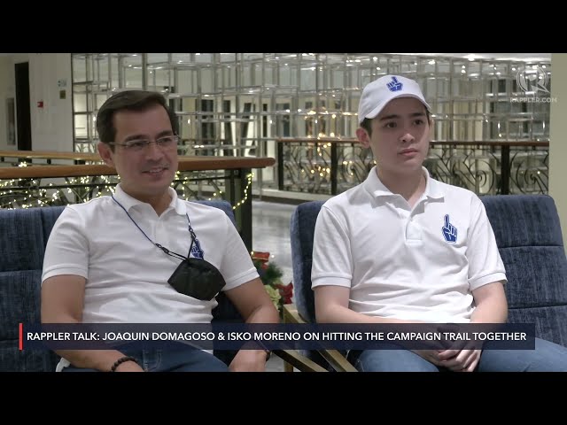 WATCH: Joaquin Domagoso on bashers and why his dad should be president