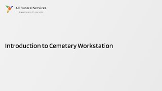 Cemetery Workstation YouTube Video
