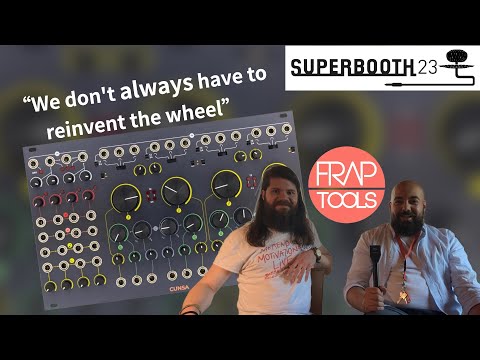 Frap Tools Developer Interview and Cunsa Quad Analog Filter First Look | Superbooth 2023