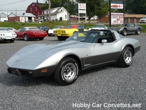 1978 Yenko Silver Anniversary L82 Corvette Rare Close Ratio 4spd T Top Video