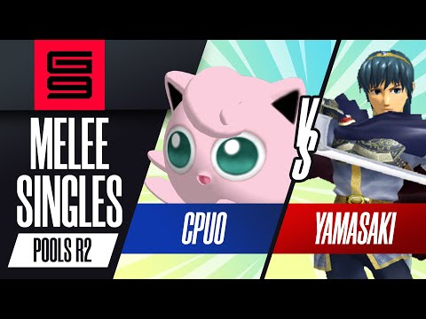 CPU0 (Jigglypuff) vs Yamasaki (Marth) - Melee Singles Pools Winners Semi-Final  - Genesis 9