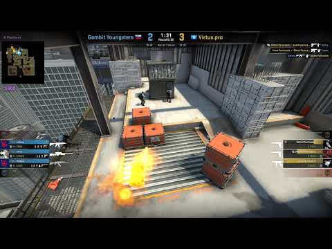 Jame with tec9 vs 2. Virtus.pro vs Gambit Youngsters. Semi-final Nine to Five 4. #Highlights #CSGO