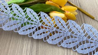 🩵Extraordinary Crochet Leaf Pattern🩵 How to Make a Unique Pattern for All Projects
