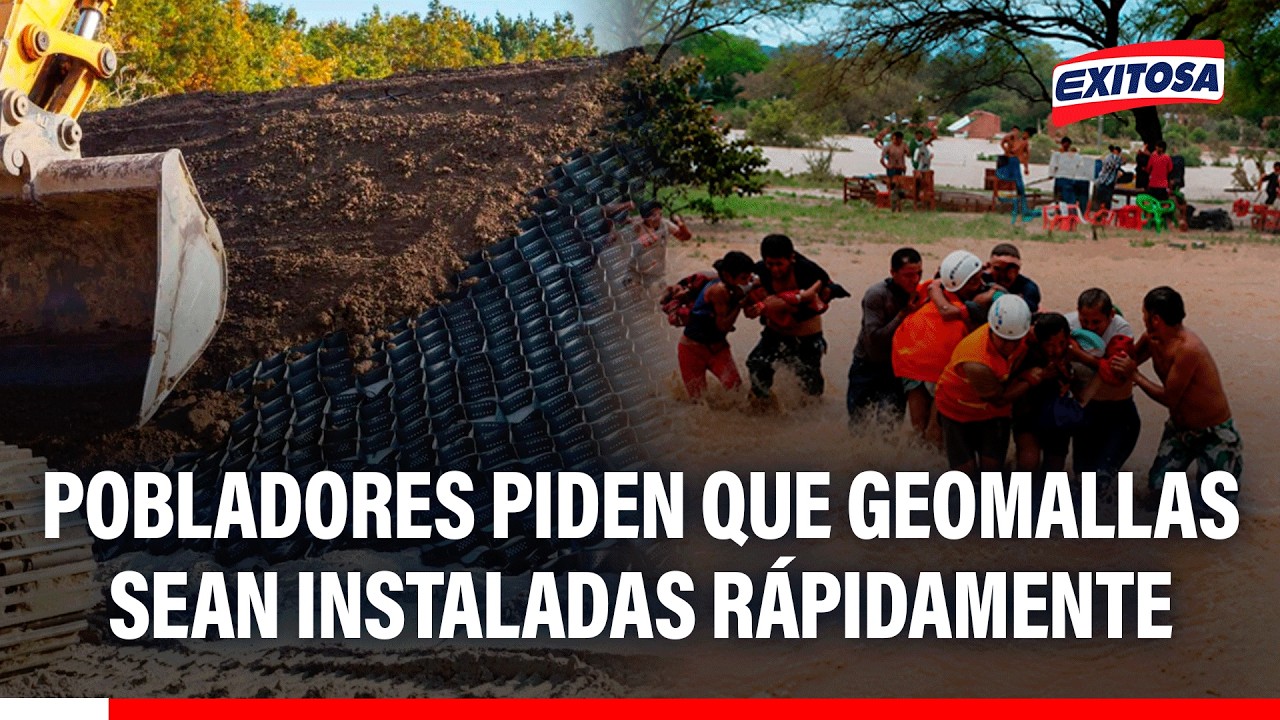 🔴🔵 Santa Eulalia: Pobladores piden que geomallas sean instaladas rápidamente