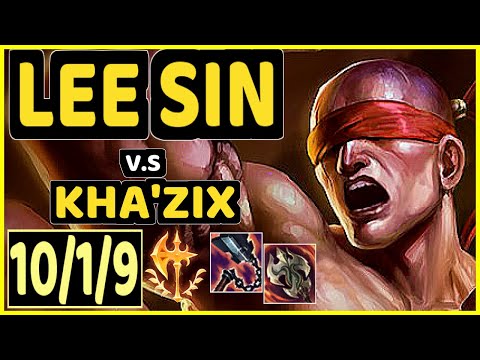 CLID (LEE SIN) vs KHA'ZIX - 10/1/9 KDA JUNGLE CHALLENGER GAMEPLAY - KR