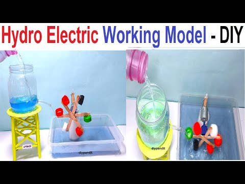 hydroelectricity working model electricity generation using rain water howtofunda