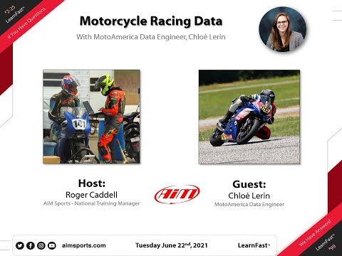 2-25 Motorcycle Racing Data - Live Webinar with Chloé Lerin - 6/22/2021