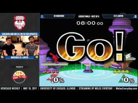 UChicago Weekly [5/18/17] - Maverick (Falco) vs. Larfen (Sheik) - SSBM - Losers Finals