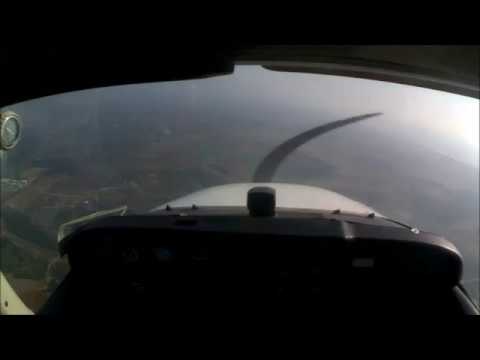 Cessna 172P. Approach and landing at Herzlya LLHZ