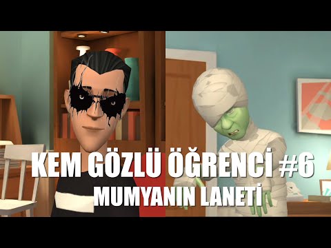 0kuldaki kem gözlü Öğrenci #6  Mumyanın Laneti #babamerhaba #komiköğrencivideoları #animasyon #komik