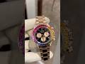 18K Rose Gold ROLEX Daytona Rainbow 116595 RBOW Buynow Rolax Daytona Rainbow Watchesforgirls