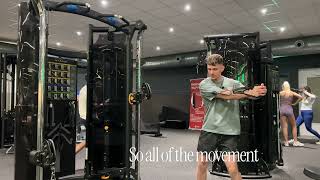 How to do a cable wood chop