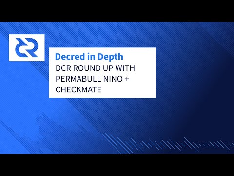 Decred in Depth - Ep.22 DCR Round Up 2 with Checkmate & Permabull Niño