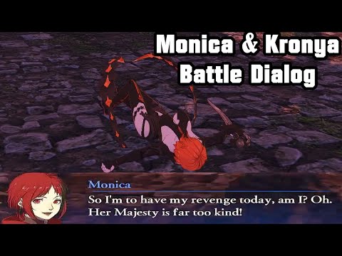 Fire Emblem Warriors: Three Hopes - Monica VS Kronya Unique battle dialog