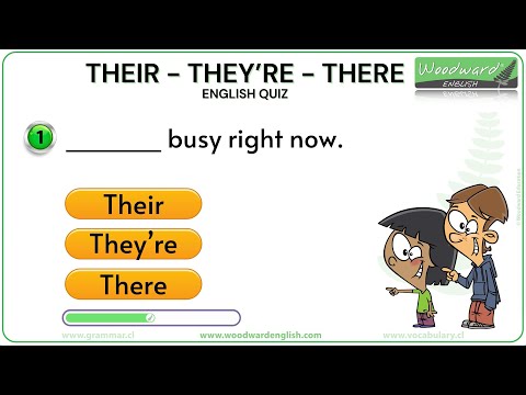 THEIR vs. THEY'RE vs. THERE English Quiz | Can you get 20/20? | Learn English Homophones Quiz