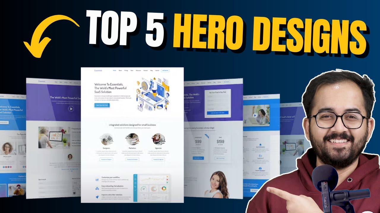STEAL the Top 5 Hero Section Designs (2025)