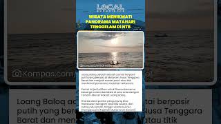 Pantai Loang Baloq di Mataram Tawarkan Sunset Indah, Taman Hiburan hingga Aktivitas Wisata Seru