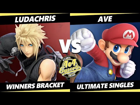4o4 Smash Night 31 - LudaChris (Cloud) Vs. Ave (Mario) SSBU Ultimate Tournament