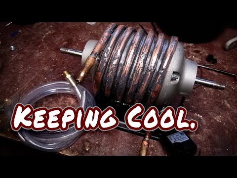 Water Cooling my AC Motor // Wood Bead Tumbler Ep.1