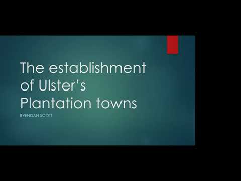 'The Establishment of Ulster's Plantation Towns' by Dr Brendan Scott