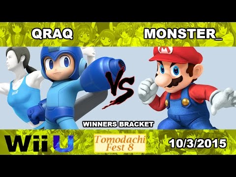 Qraq (Megaman, WFT) vs. Monster_ (Mario) - SSB4 Singles - Tomodachifest