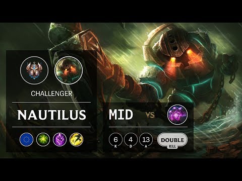Nautilus Mid vs Vel'Koz - EUW Challenger Patch 10.2