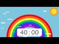 Rainbow Timer 40 Minute 🌈
