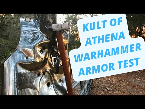 Kult of Athena Lord of Battles Warhammer War Maul Review and Armor Test