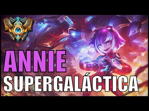 ¡ANNIE SUPERGALÁCTICA GAMEPLAY! (1350 RP) NUEVA SKIN!! - HABILIDADES, EFECTOS Y ANIMACIONES