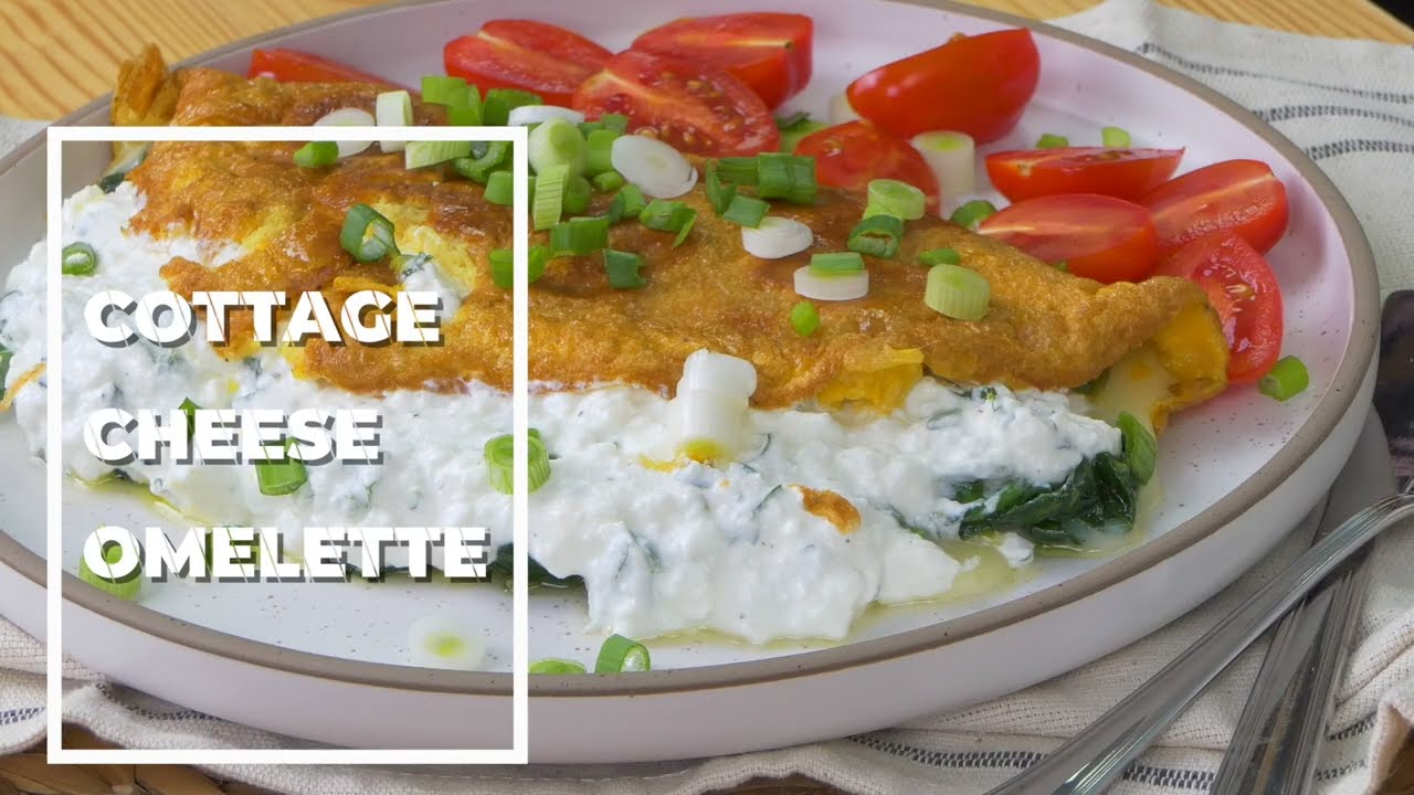 OMELETTE STUFFED WITH COTTAGE CHEESE (ENGLISH)