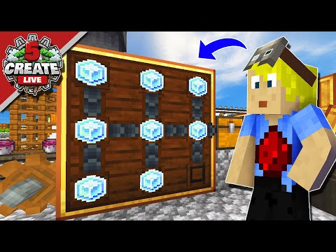 6% von der Creator Rüstung FERTIG! Shimmer & Netherite Fabrik UPGRADE! - Create Live 5 #26