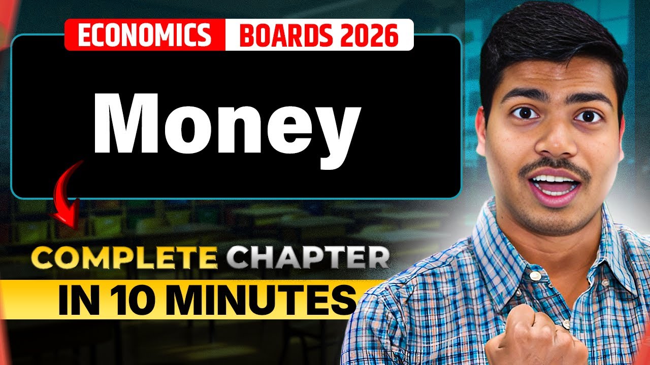 Money | 10 Minutes Revision Series | Class 12 Macro Economics Board Exam 2026