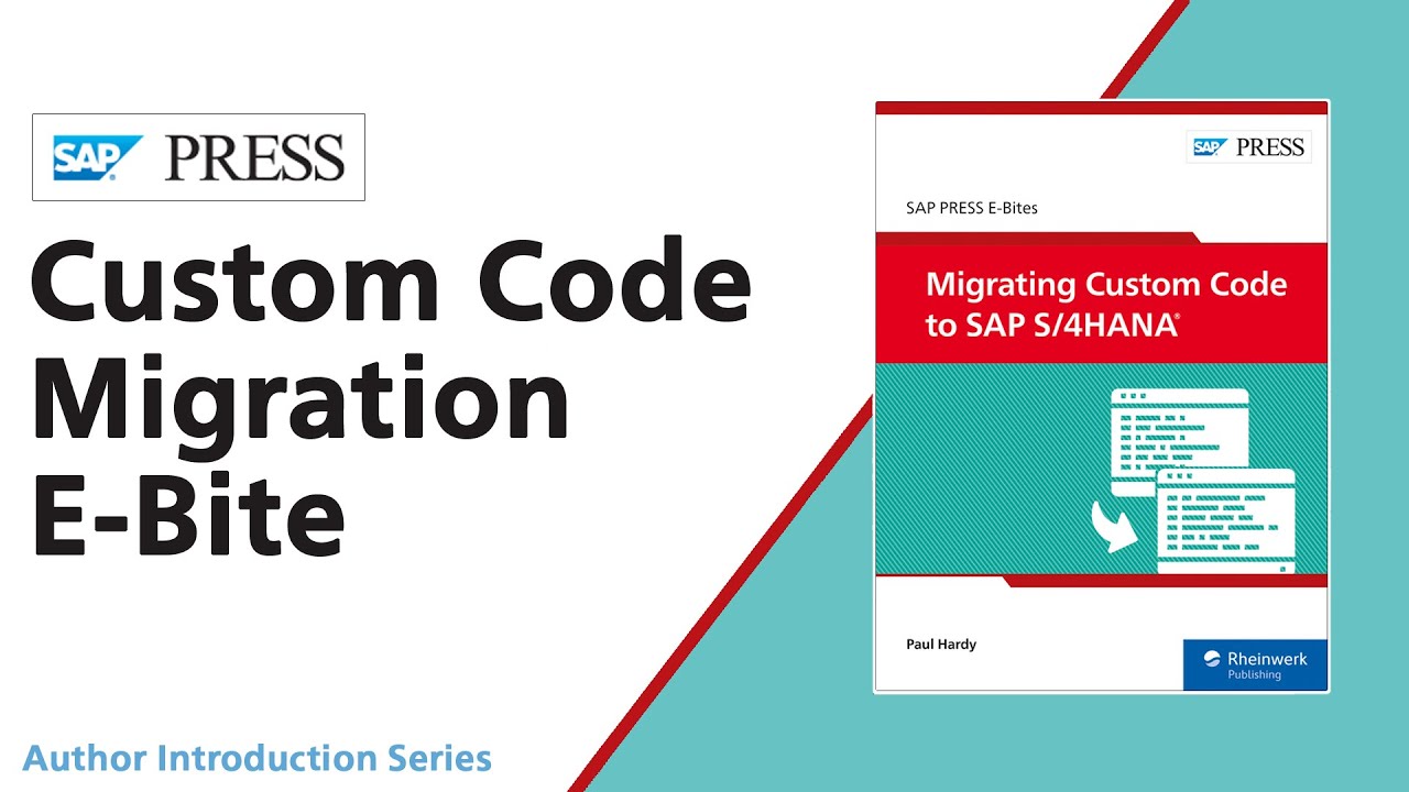 Introducing Migrating Custom Code to SAP S/4HANA