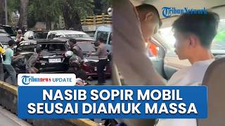 Tampang & Kondisi Sopir Mobil Lawan Arus yang Diamuk Massa di Jakpus, Tak Berkutik Dibekuk Polisi