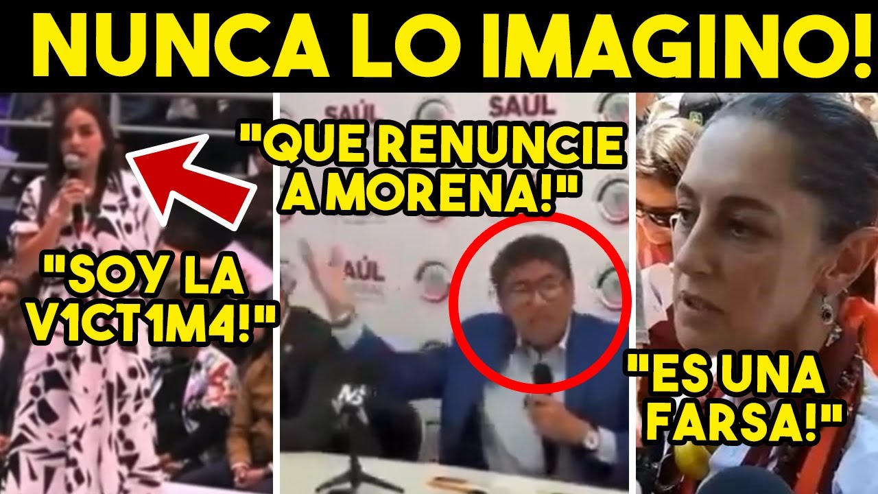 DE ULTIMA HORA! GRECIA SALE A LLORAR. CLAUDIA NO ACEPTA, PIDEN RENUNCIA EN MORENA. TODO SE COMPLICA