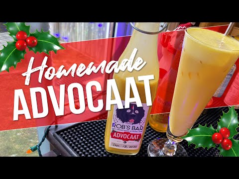 HOMEMADE ADVOCAAT | How to Make Advocaat Recipe with Vodka | Rob's Home Bar