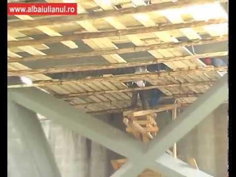 lucrari la podul de peste Mures