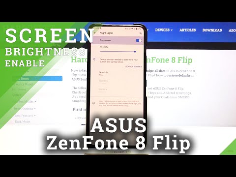 How to Turn On Eye Comfort Mode in ASUS ZenFone 8 Flip – Customize Screen Brightness