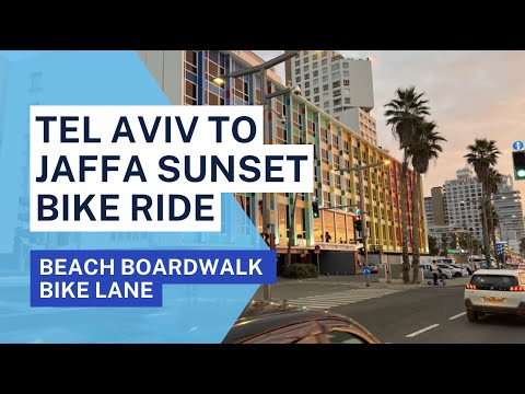 Biking Tel Aviv to Jaffa at Sunset