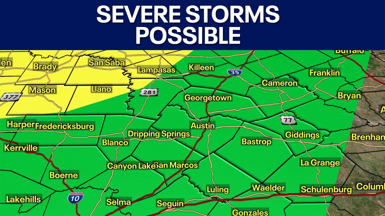Austin weather: Severe storms possible this weekend (April 11-12, 2026) | FOX 7 Austin