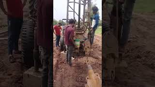 Drilling Borehole for Soil Bearing Capacity | SBC Test | Site Bore Drilling Process