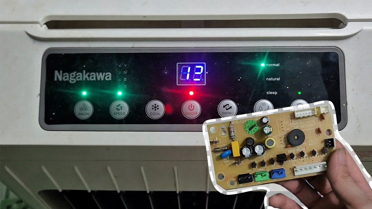 Sửa Quạt Nước Cắm Điện Là Chạy Luôn - Không Tắt Được - Chuột cắn dây Hỏng Bo | Điện Tử Quảng Nam