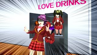 HORROR FILM : The Cursed Love Drink Refrigerator in Sakura School Simulator 😱😱😱